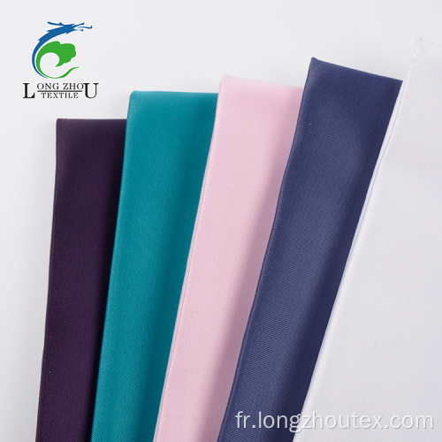 Tissu PD en tissu satiné spandex mat